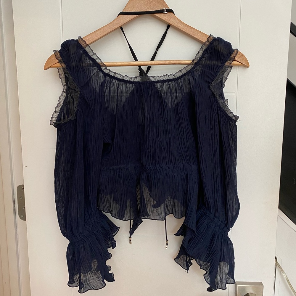 DAISY DAISY TV - Mourning Light top - Indigo - size small - Picture 5 of 8